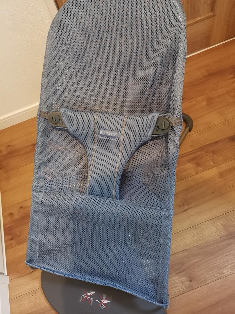 ベビービョルン　バウンサー　ブリスエア　スレートブルー