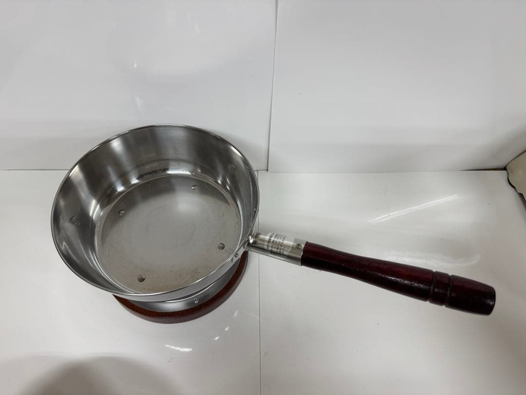 新台十能セット　台十能　ステンレス製　美品　茶道具　炭道具　箱あり