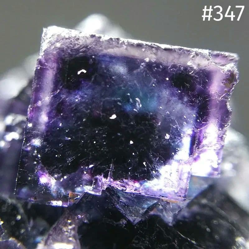 347 オコルス鉱山産 パープル ブルー フローライト