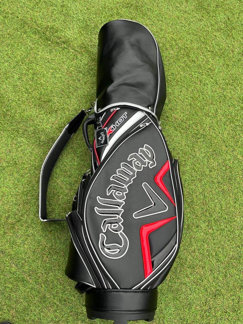 キャロウェイ Callawayゴルフバッグ 黒赤