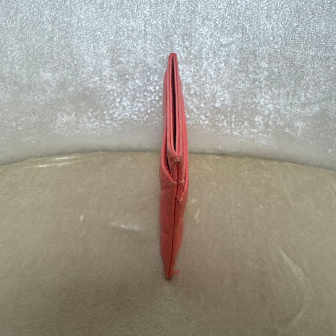 CHANEL ピンク　キルティング 名刺入れ