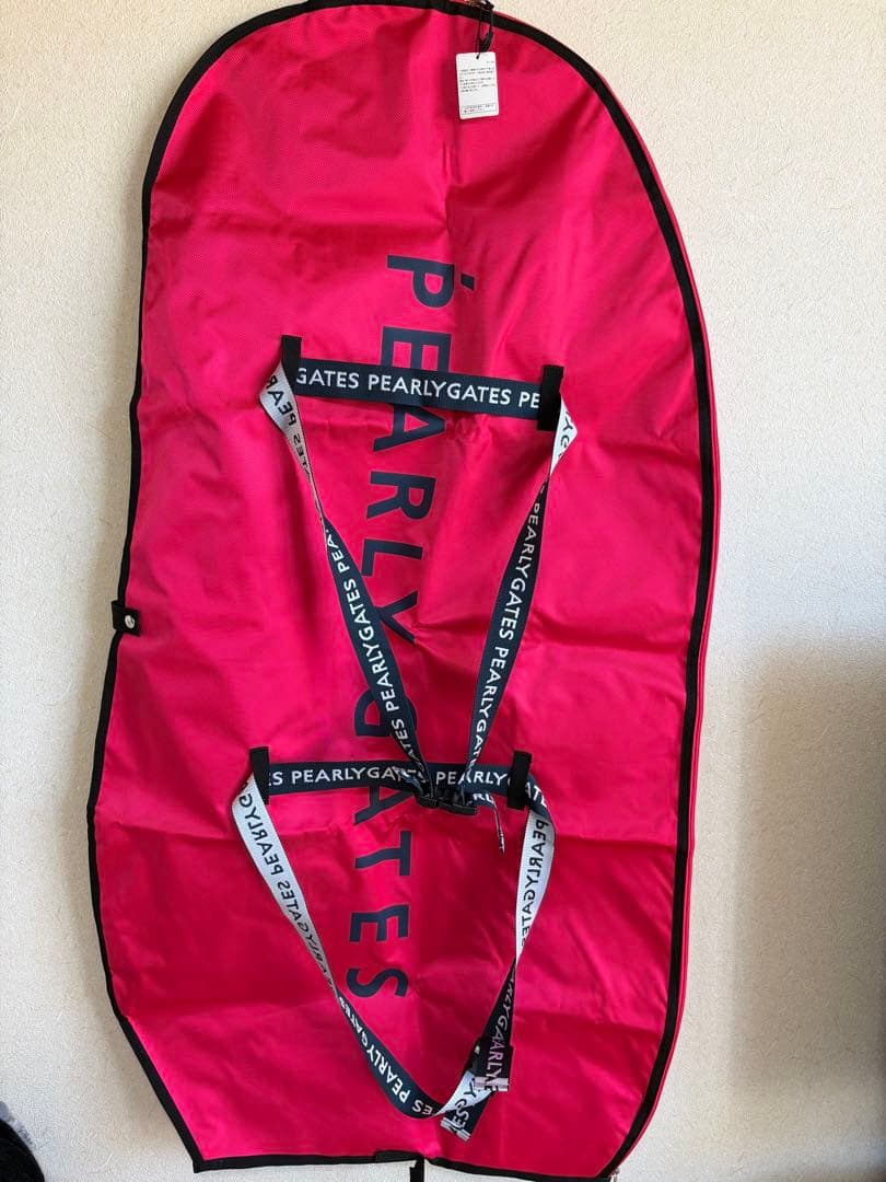 超可愛い。PEARLY GATES ゴルフバッグカバー ピンク非売品新品未使用品