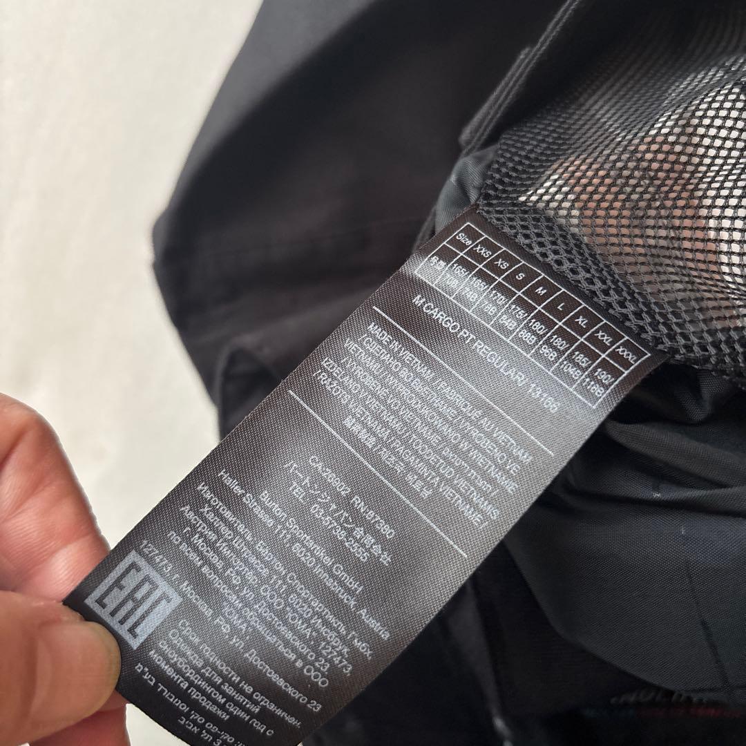 B239新品訳あり！Burton カーゴパンツ メンズ レギュラー 黒 Sスノボ