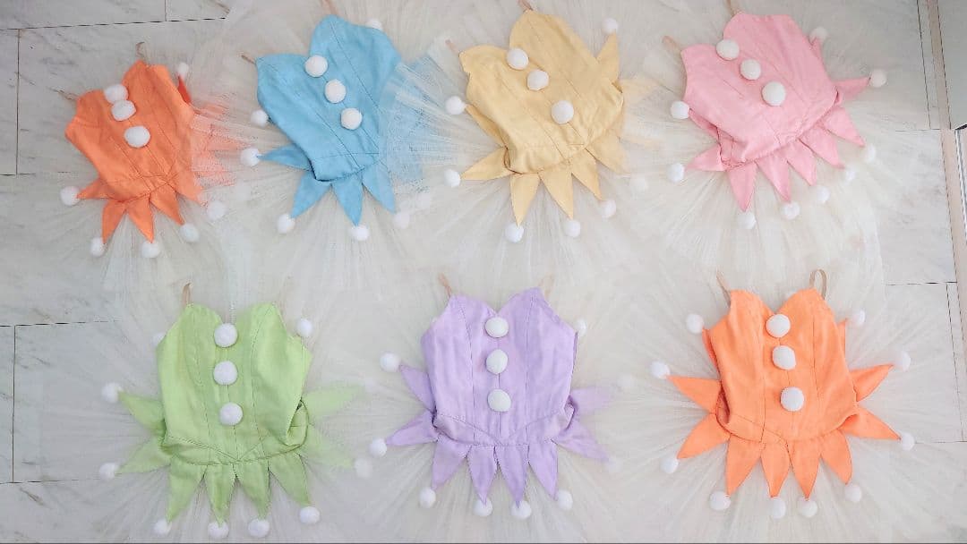 【７人のこびと・キャンディボンボン・マーチ】 チャコットバレエ衣裳 キッズ７着