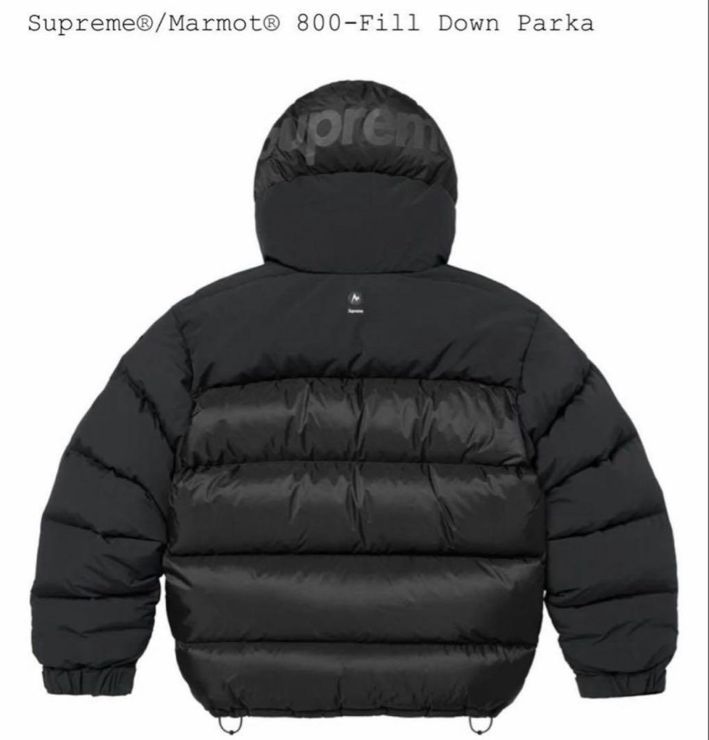 Supreme Marmot 800-Fill Down Parka M 黒