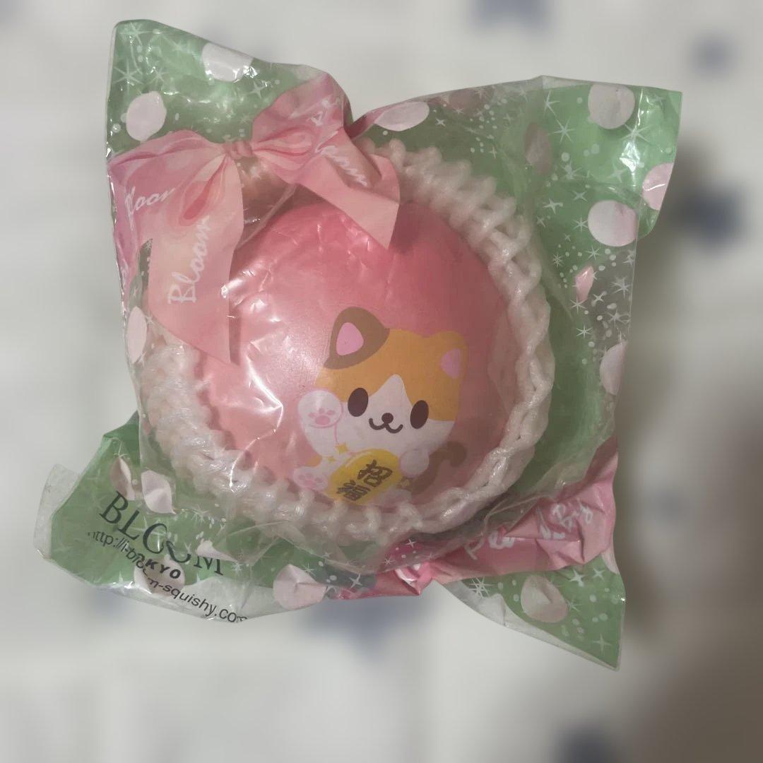 ブルーム　アイラブピーチ招き猫
