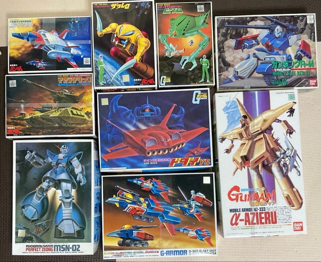ガンプラ旧キット パーフェクトジオングなど 計9点