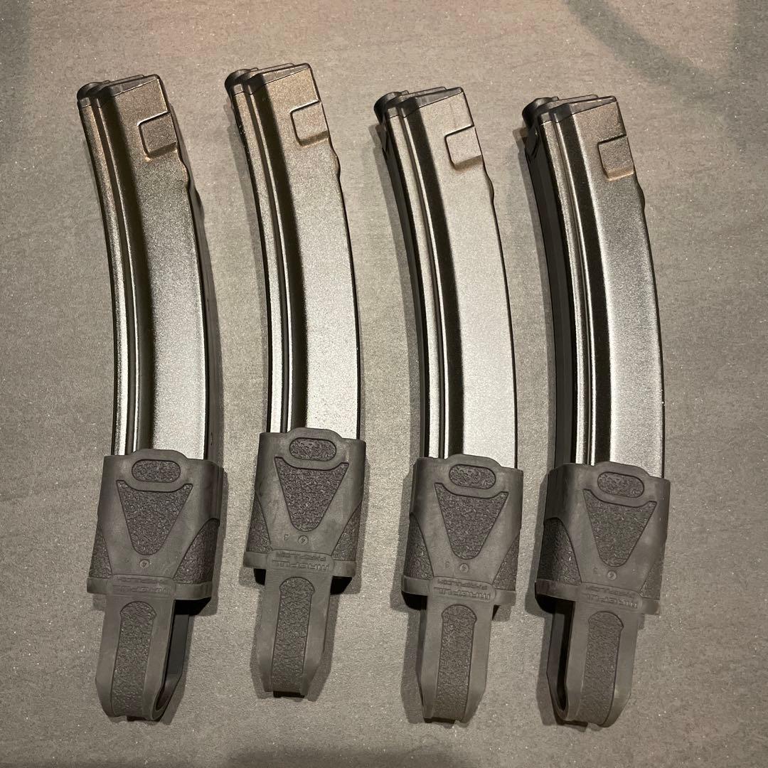 次世代電動ガン　mp5 72連マガジン　4本　マガジンバンパー付き　東京マルイ