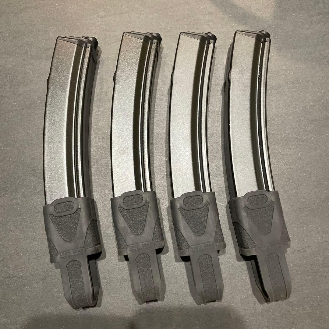 次世代電動ガン　mp5 72連マガジン　4本　マガジンバンパー付き　東京マルイ