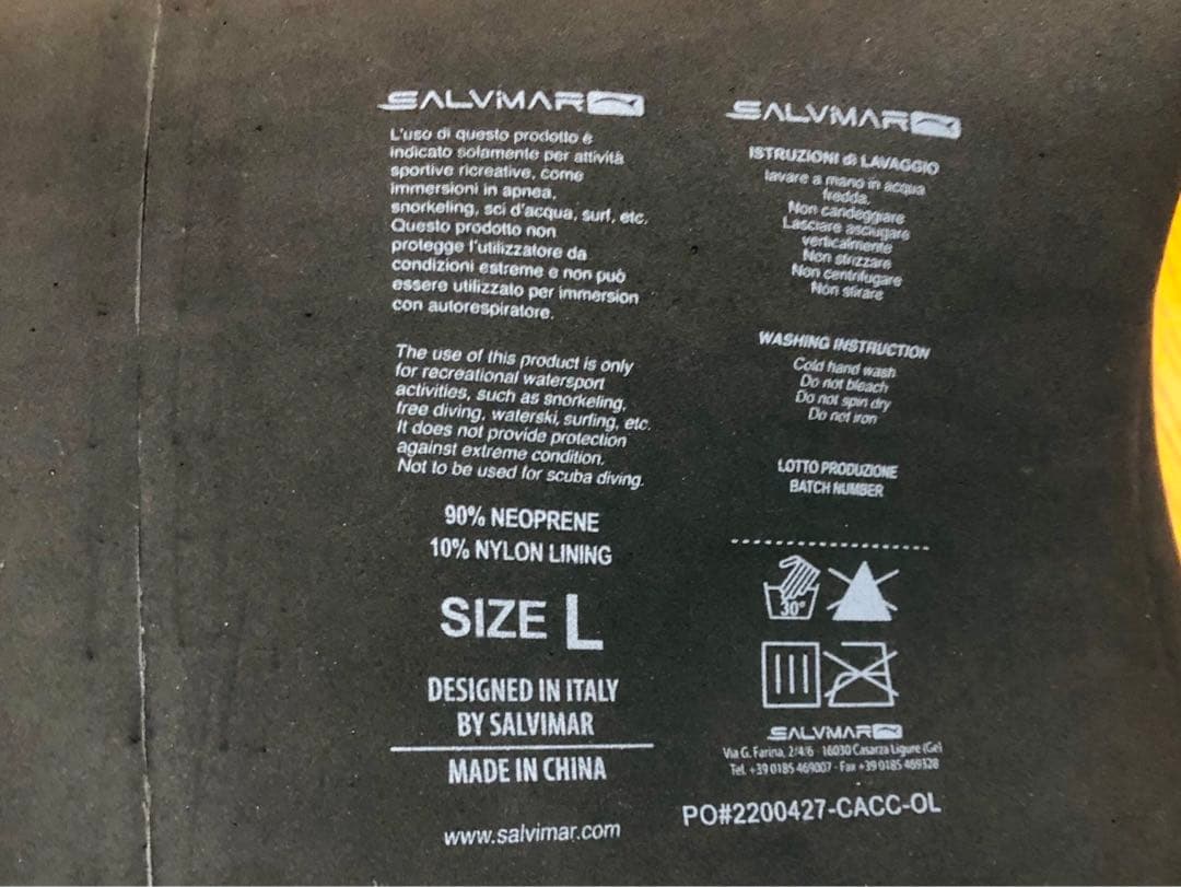 Salvimar Krypsis 101 3.5 mm ウェットスーツ　Lサイズ