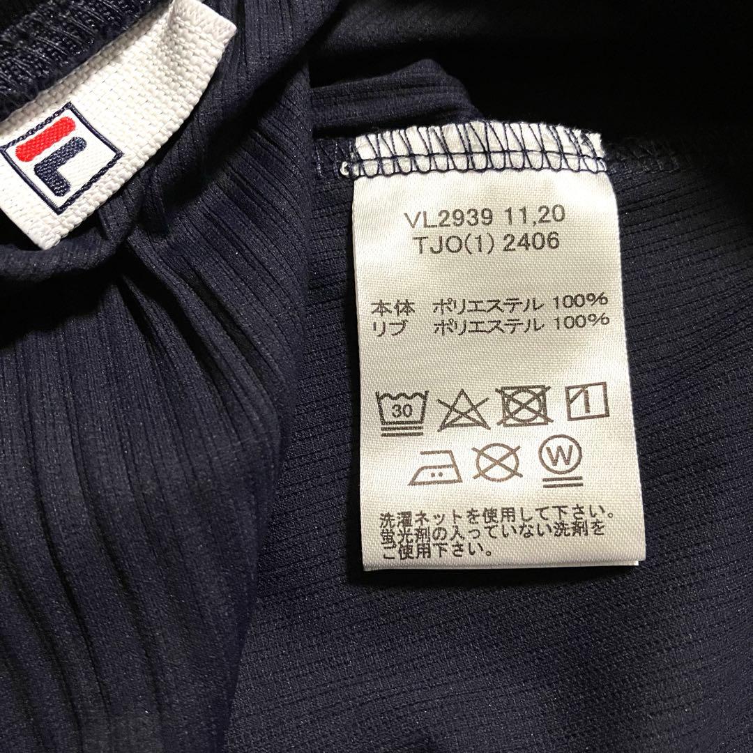 フィラ　スコート　テニス　ネイビー プリーツスカート　UV テニスウェア