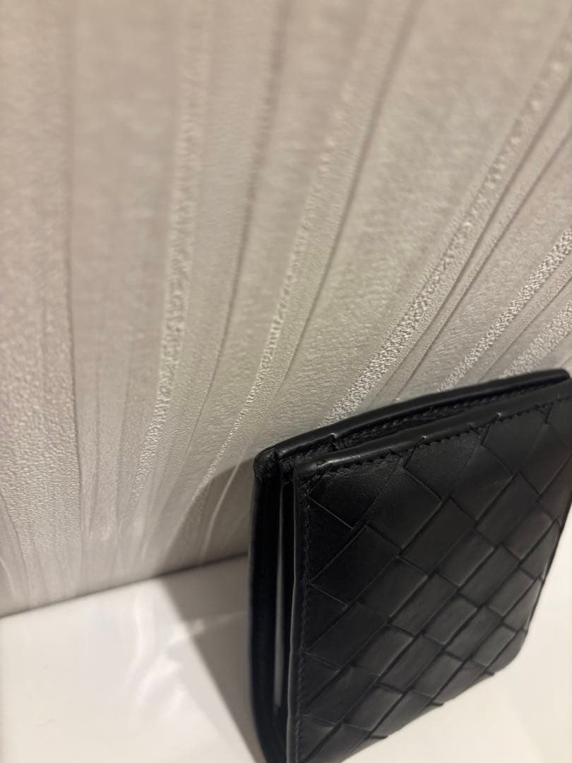 ボッテガ　BOTTEGA VENETA 二つ折り財布　ケース付き ブラック