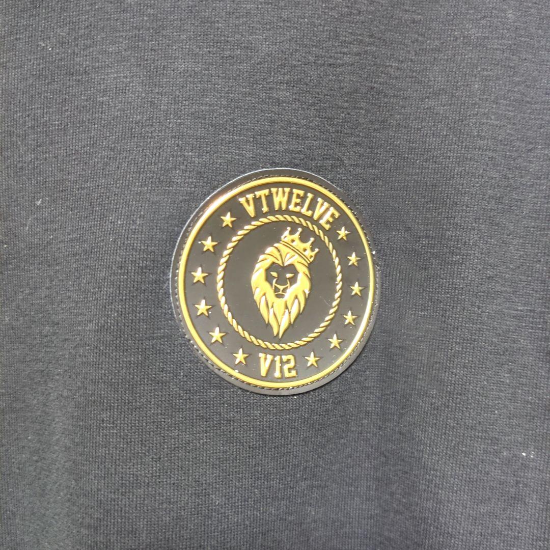 V12 VTWELVE ヴィトゥエルブ ジップアップパーカー 黒 XL