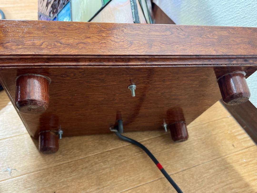 ステンドグラス ランプ ライト レトロ 店舗 ナイトランプ 杢目 ステンドガラス