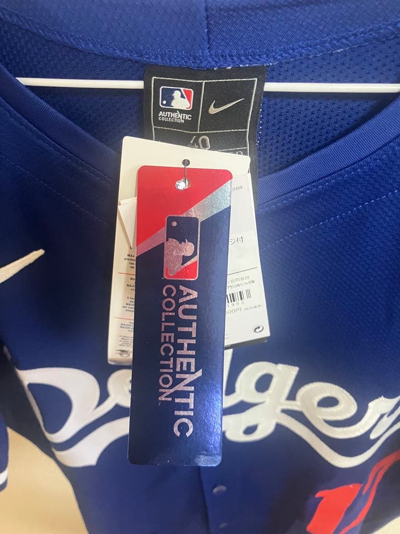 MLB ドジャース大谷翔平　ワールドシリーズ優勝記念ユニ レプリカではなく本物