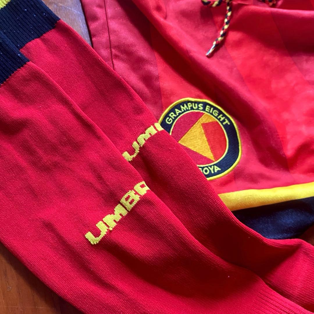 希少 名古屋グランパス 1997年上下ユニフォームセット umbro