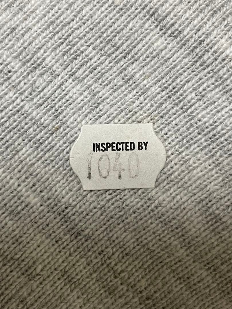 90s チャンピオンUSA製リバースウィーブ　グレー無地　目無し　タグ付き　XL