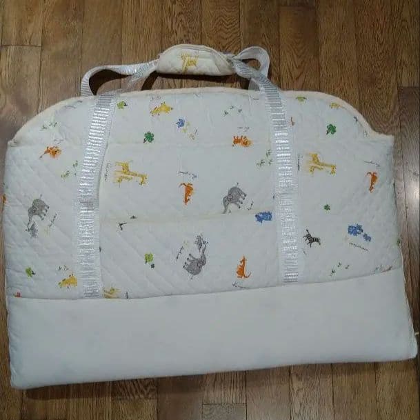 ベビーベッド HZDMJ (グレー)　折り畳み