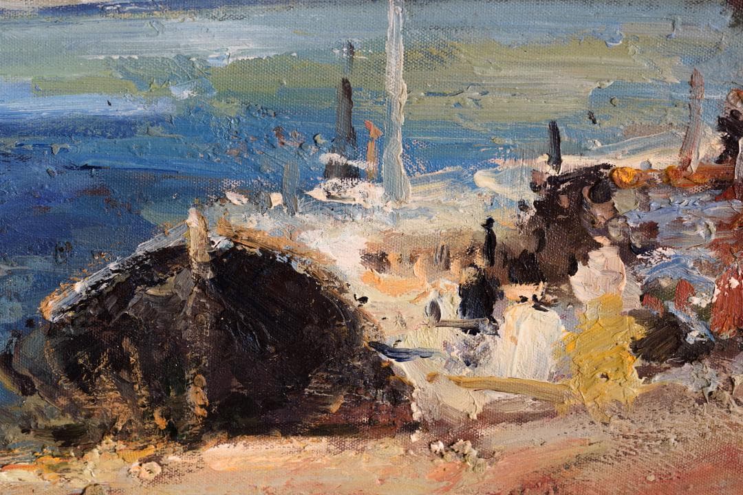 未使用高級ゴールド額付★手書き油絵★外寸約880×660mm 玄関やリビングに7