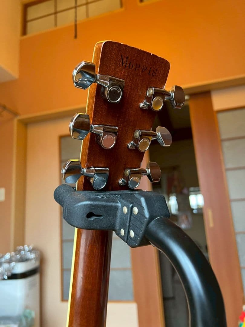 モーリスW-60 ハカランダ JAPANビンテージ　メンテ済　サドル、ナット牛骨