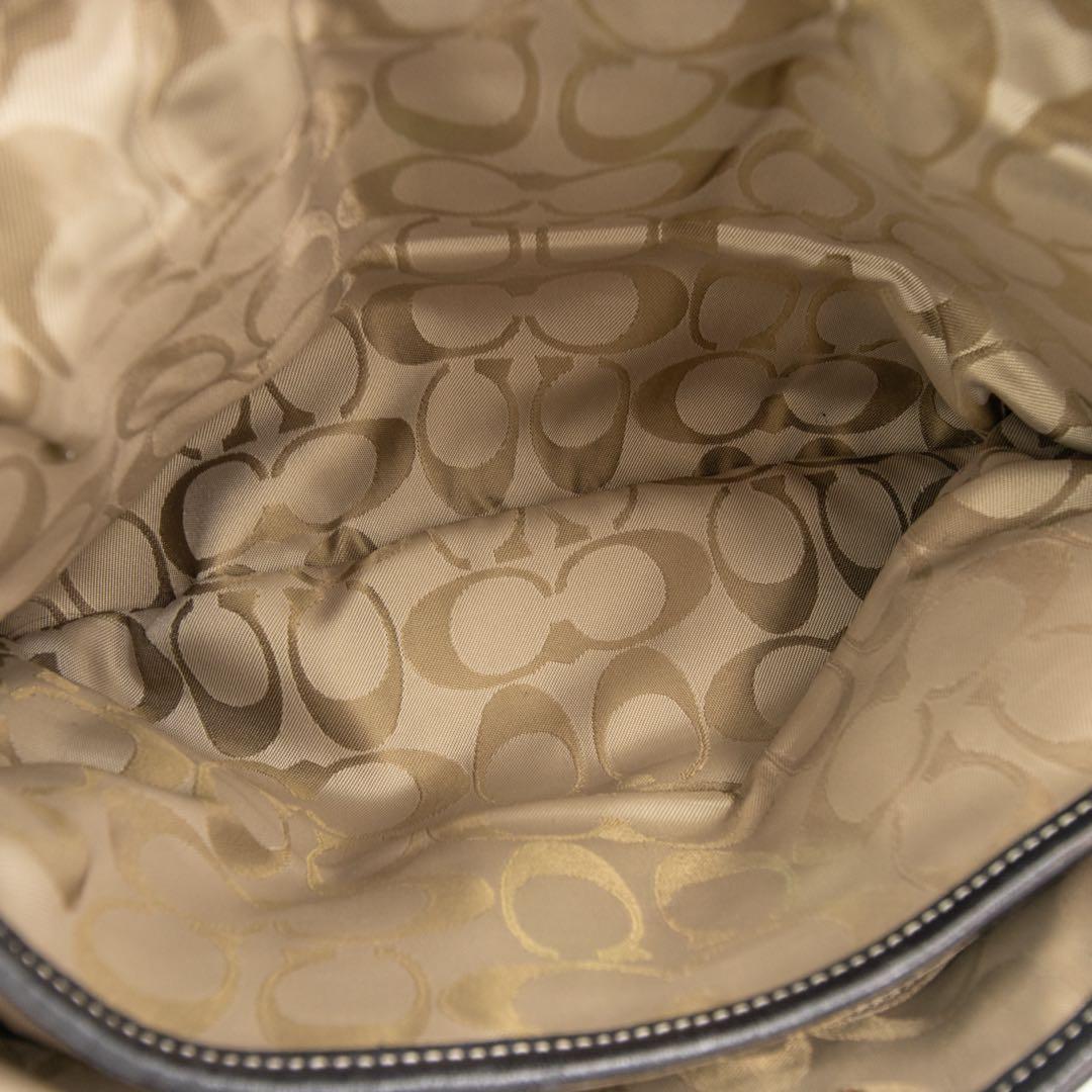 A076【美品】COACH／コーチ　ソーホー　ハンドバッグ　レザー　ブラック