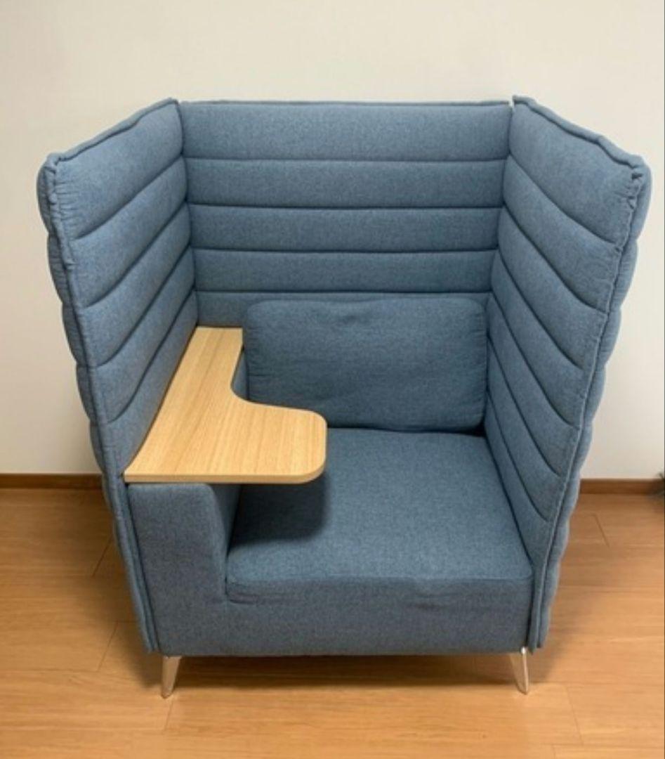 オフィスコム HIBIS 1人用ソファ テーブル付