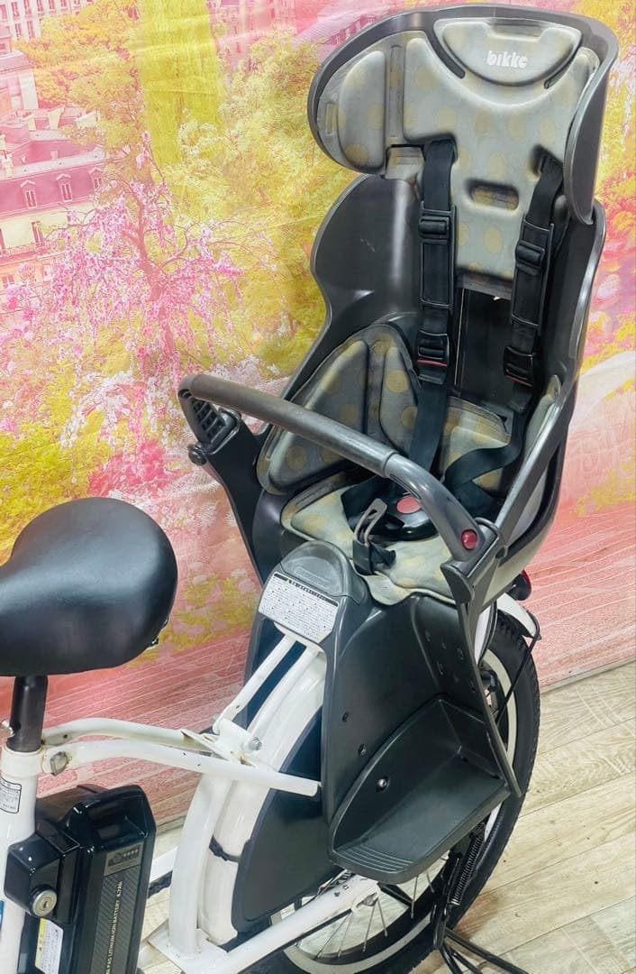 ZK3354 電動自転車 ブリヂストン ビッケ 子供乗せ 20インチ 送料無料