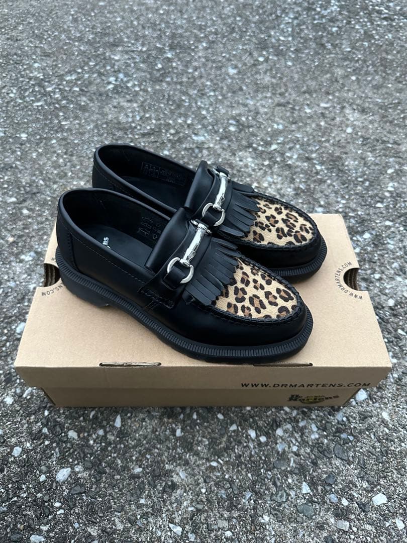 ドクターマーチン　レオパード柄　ローファー