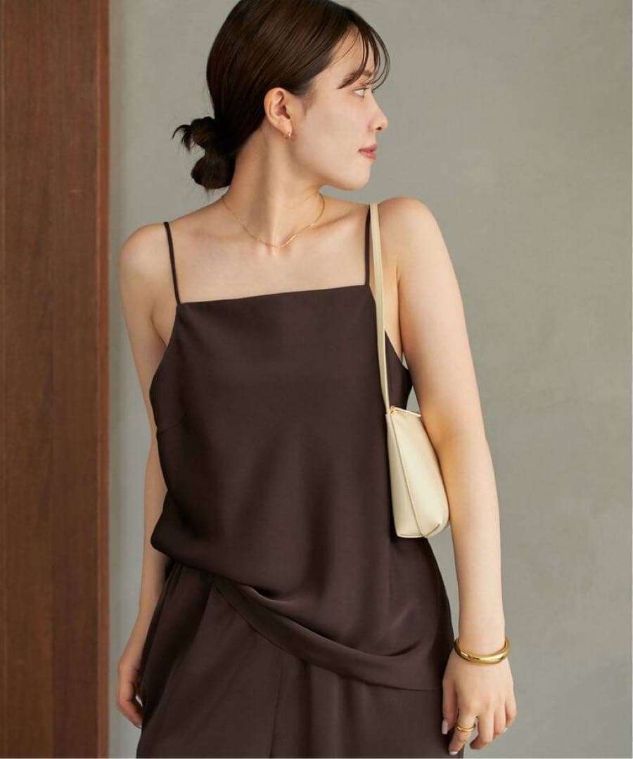 週末限定セール新品未使用タグ付き☆Plage dull satin キャミソール