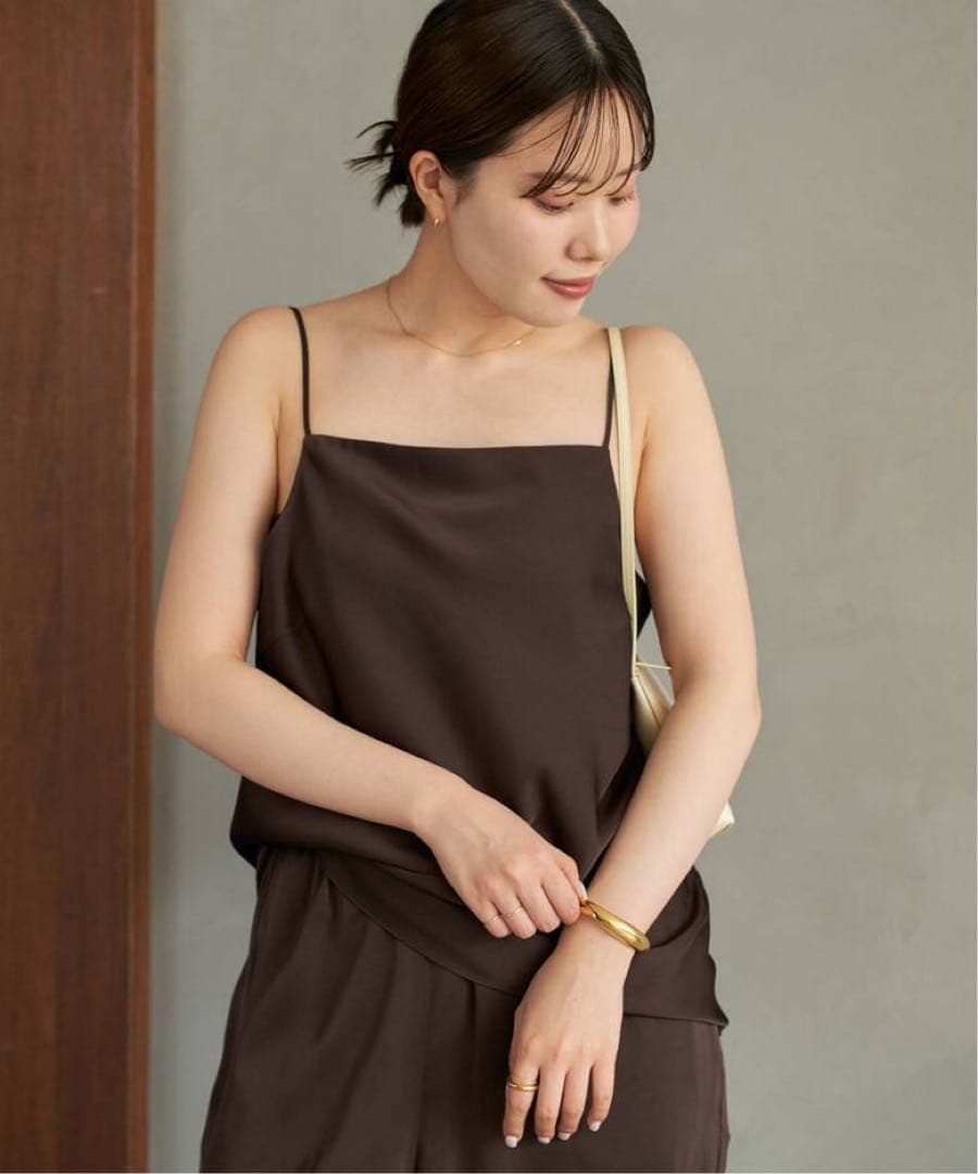 週末限定セール新品未使用タグ付き☆Plage dull satin キャミソール