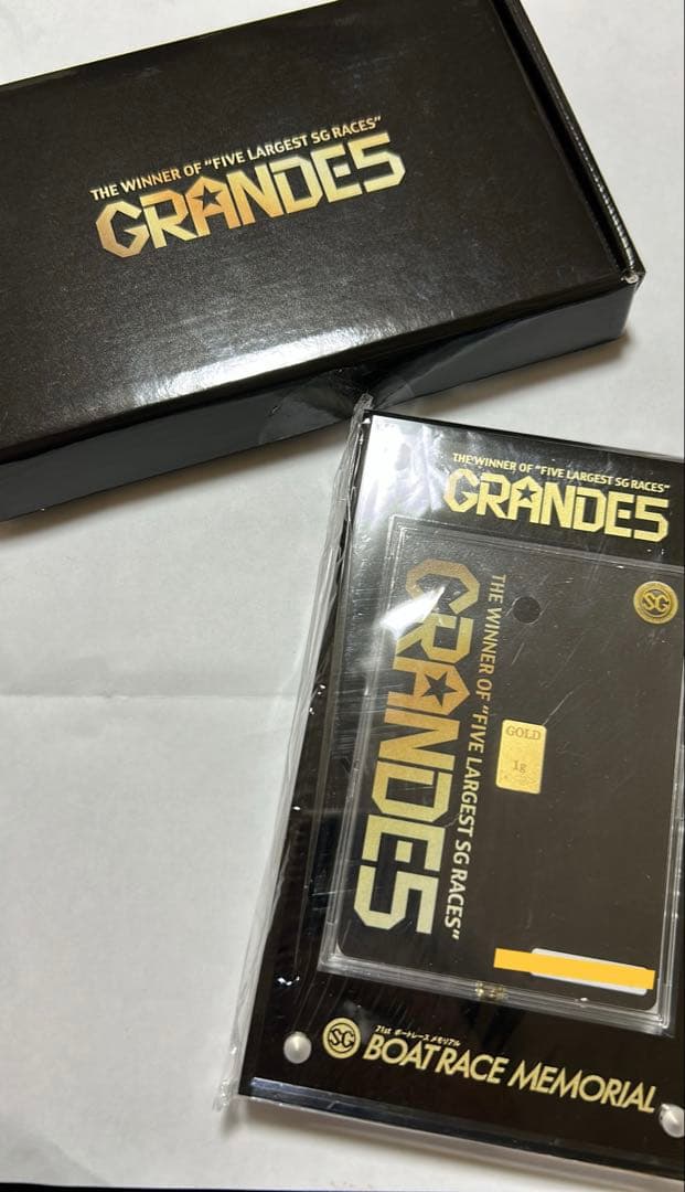 西*人様 ボートレース GRANDES 555キャンペーン 純金1gカード
