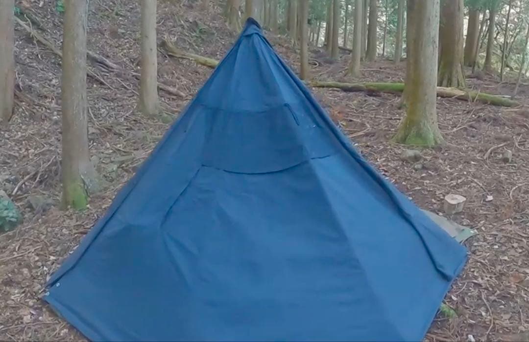 ［希少］ポーランド軍幕 ネイビー（将校用）デッドストック　サイズ2