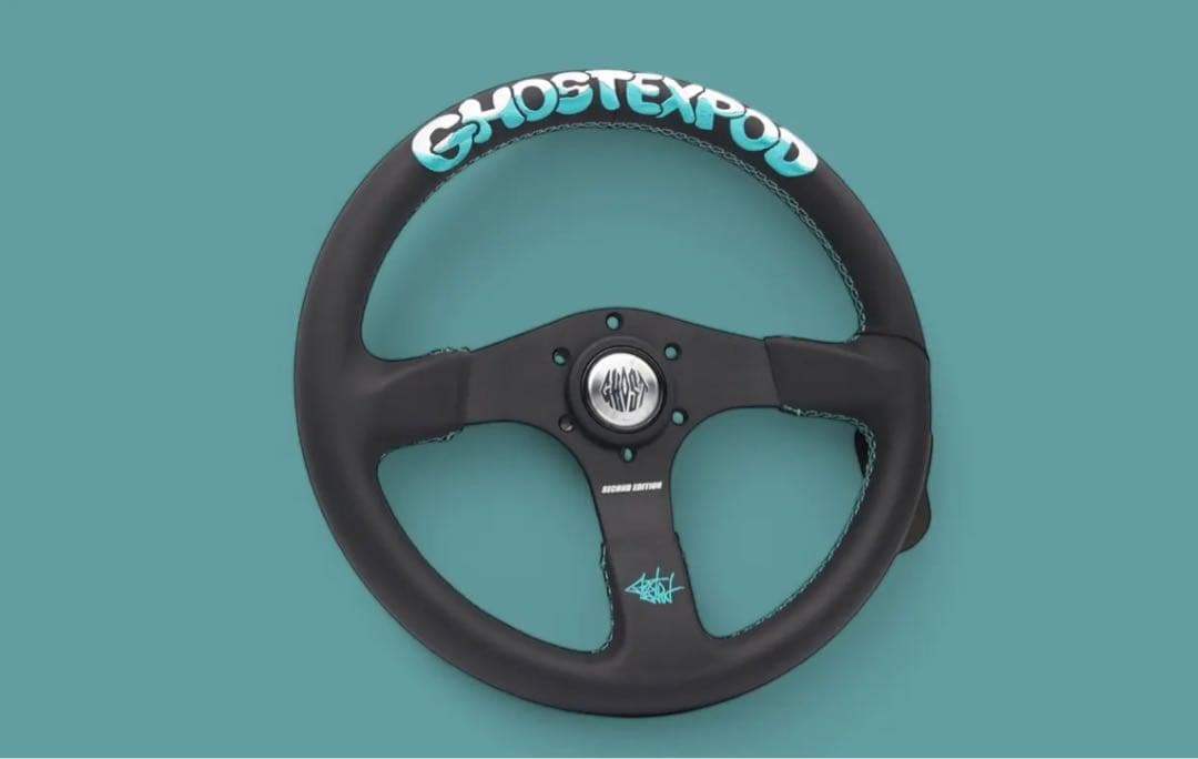 GHOST EXPOD ゴーストエキスポッド ステアリング Tiffanyカラー