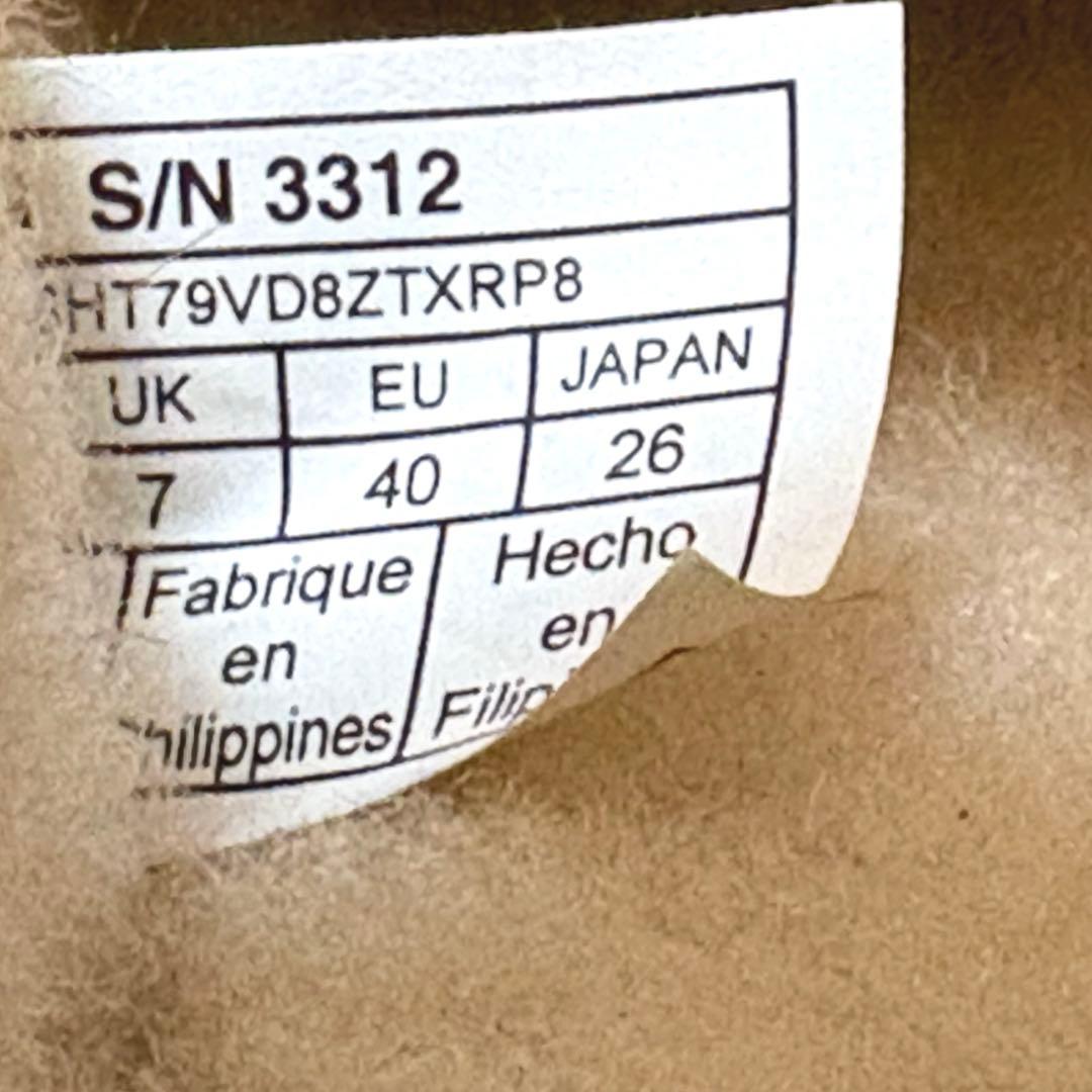 【１回のみ着用】UGG ✮モカシン アンスレー　 チェスナット　26