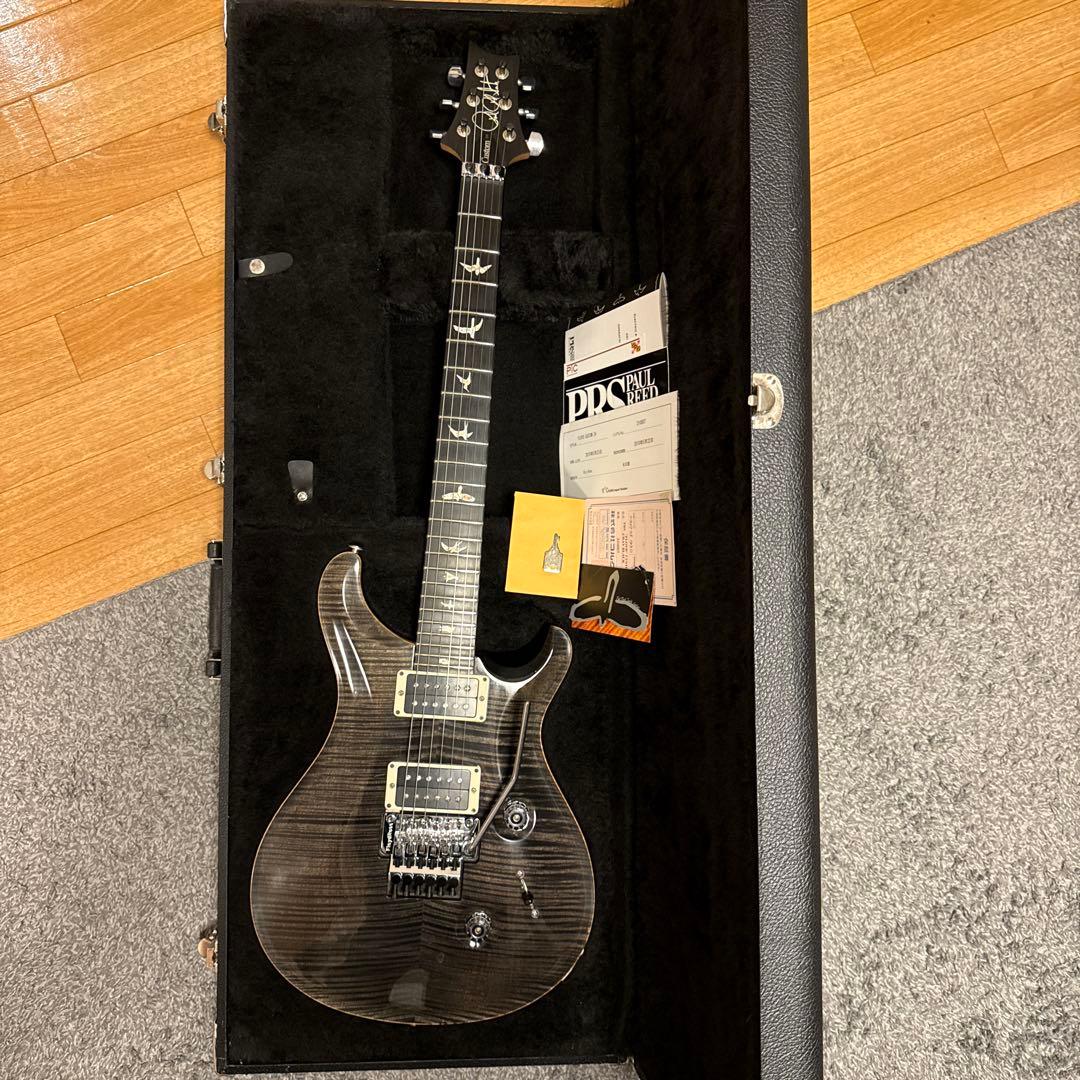 ギター 2014 PRS Custom24 Floyd 10Top Gray Black