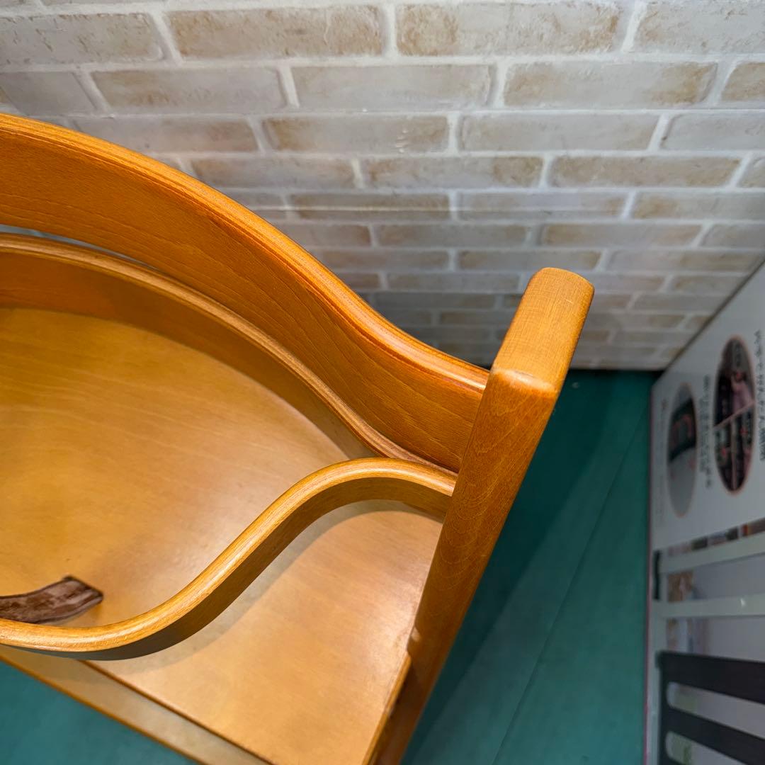 ストッケ　トリップトラップ　旧型　ガード付き　木製　チェア