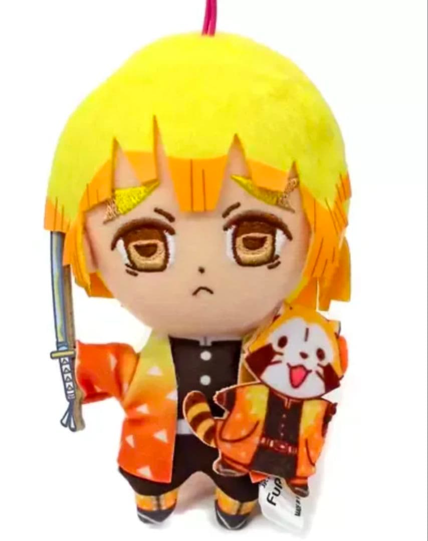 鬼滅の刃 ぬいぐるみ 我妻善逸 × ラスカル コラボ 栗花落カナヲ 甘露寺蜜璃