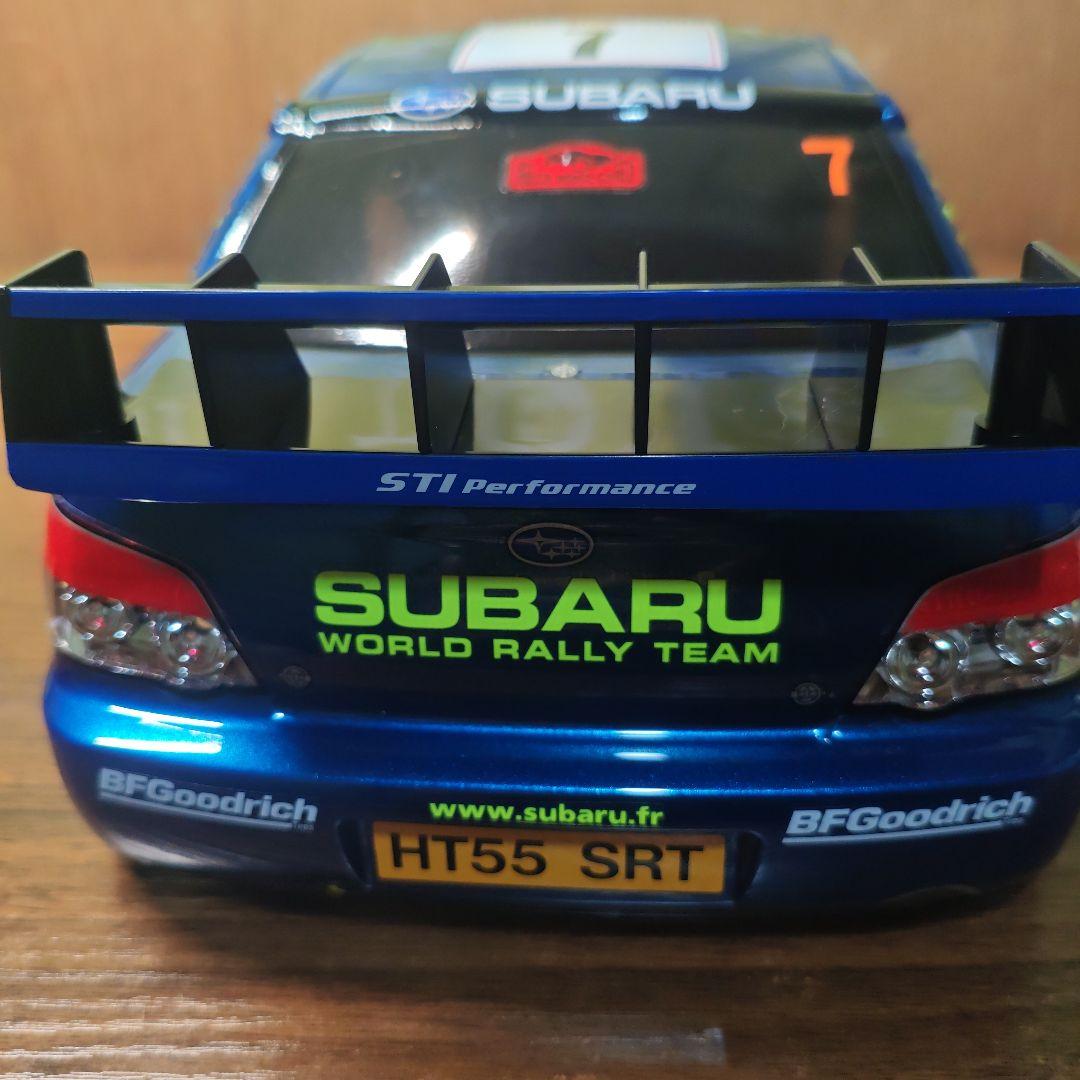 タミヤ　インプレッサ　ボディ　メタリックブルー