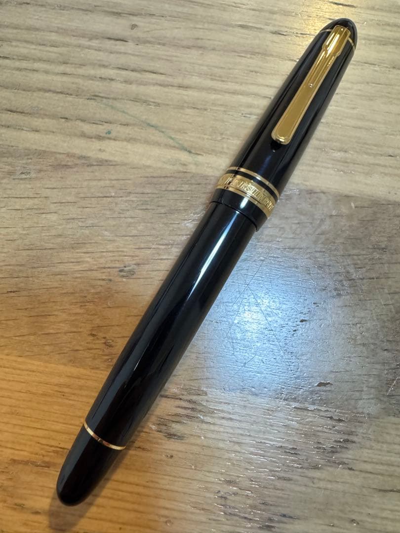 超美品 PLATINUM PRESIDENT 万年筆 18K M 18金 文房具