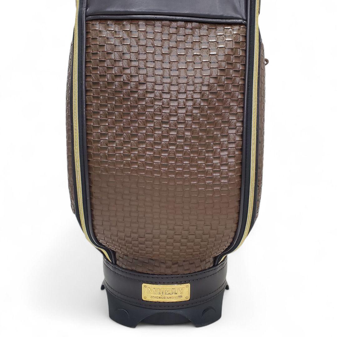 希少 MAJESTY キャディバッグ レザー