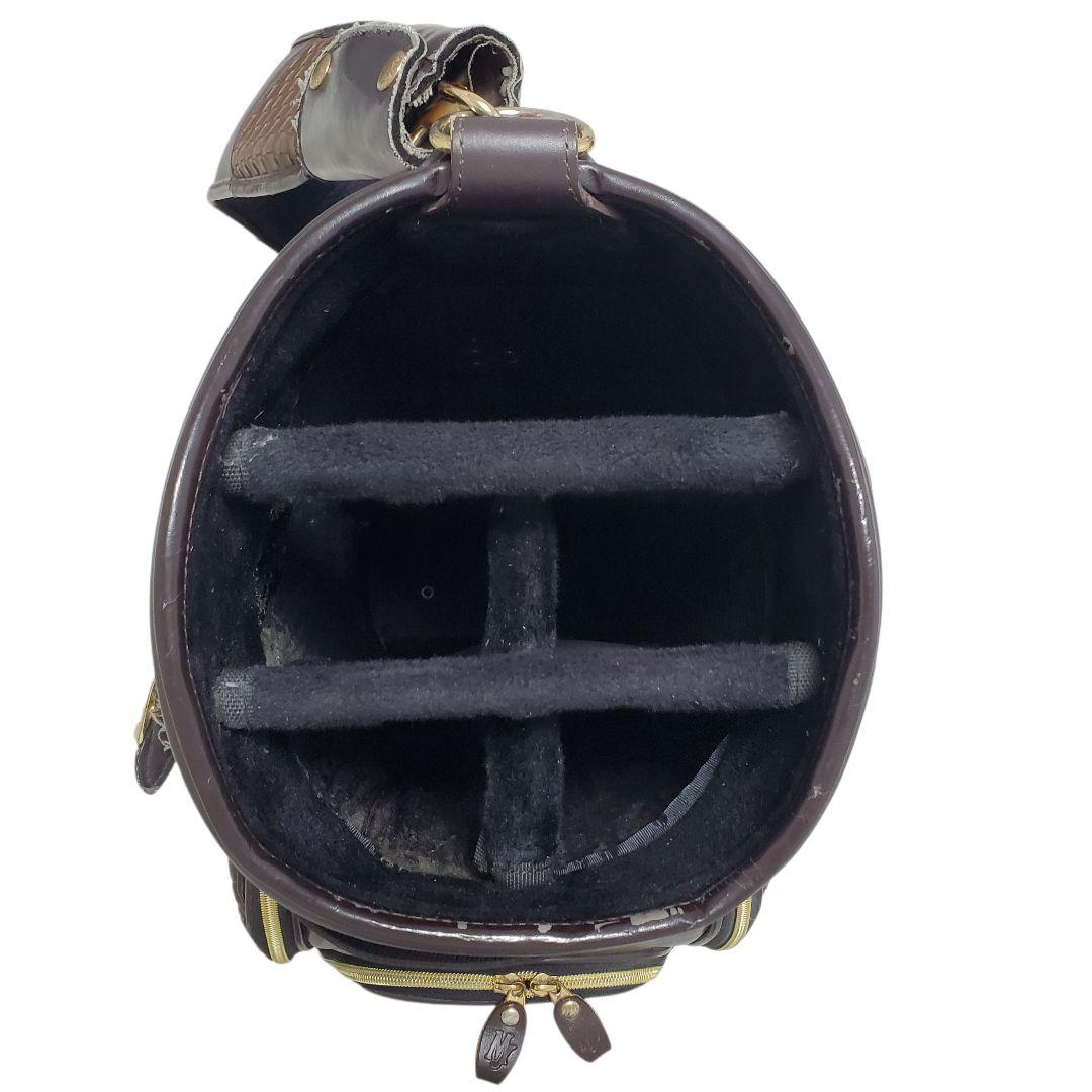 希少 MAJESTY キャディバッグ レザー