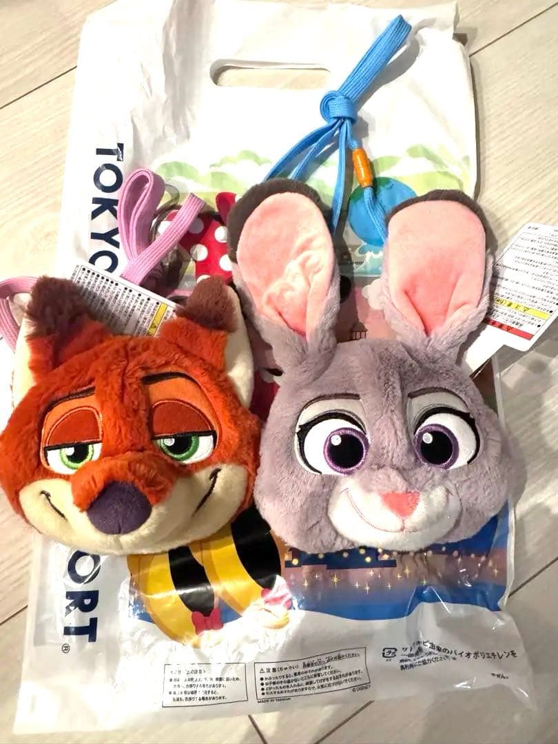 ズートピア　ショルダーバック　ジュディ＆ニック 2点セット