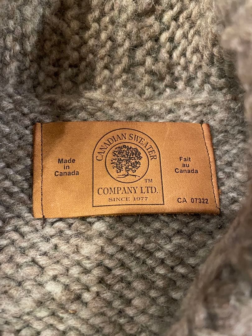 カナディアンセーター カウチンカーディガン