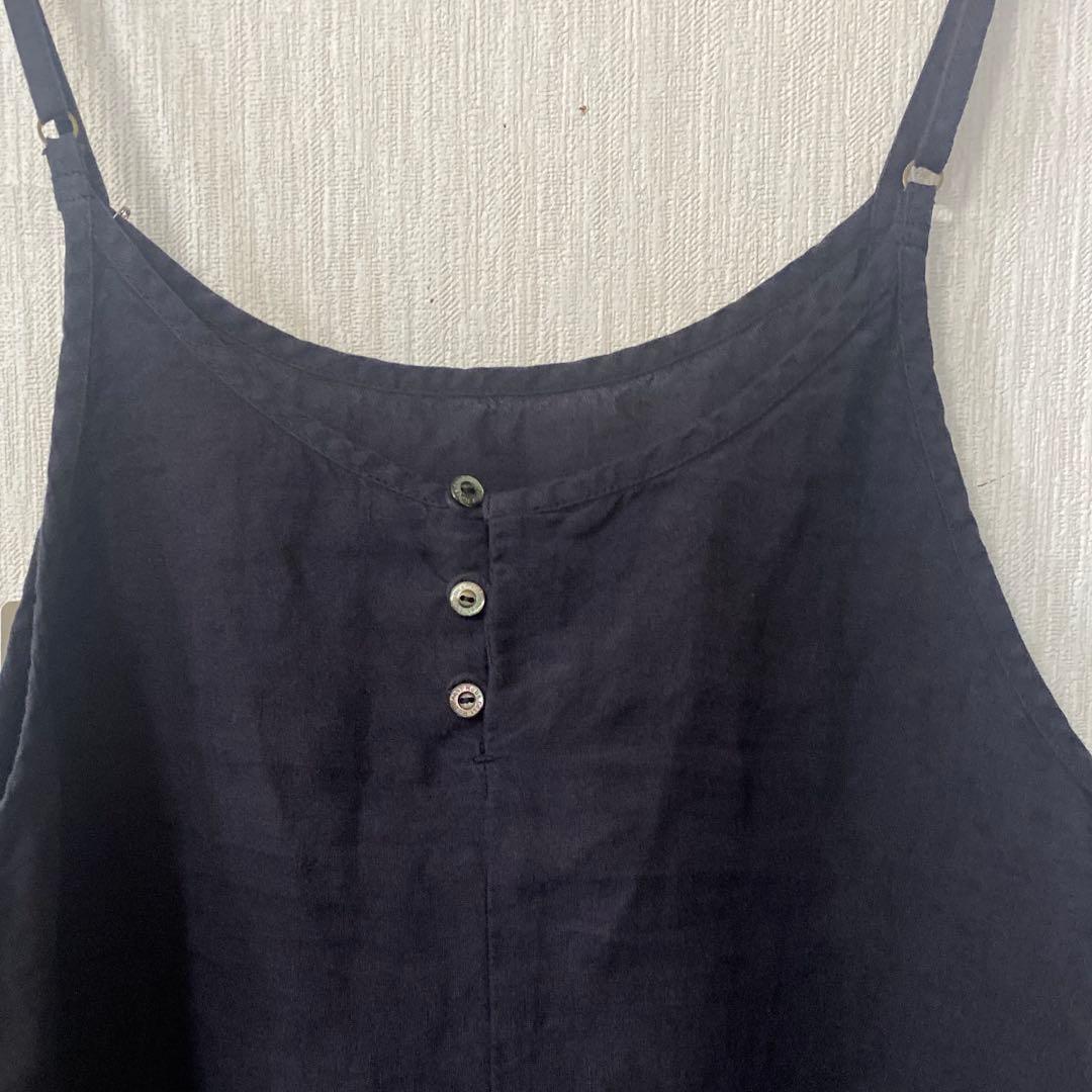 6/1まで専用 2025SS新品未使用ネストローブリネンレースヘムキャミソール