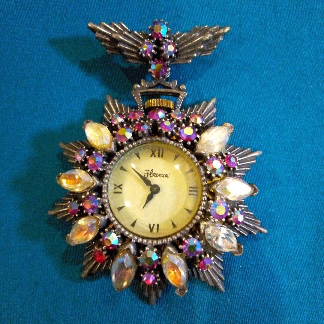 アンティークブローチ時計