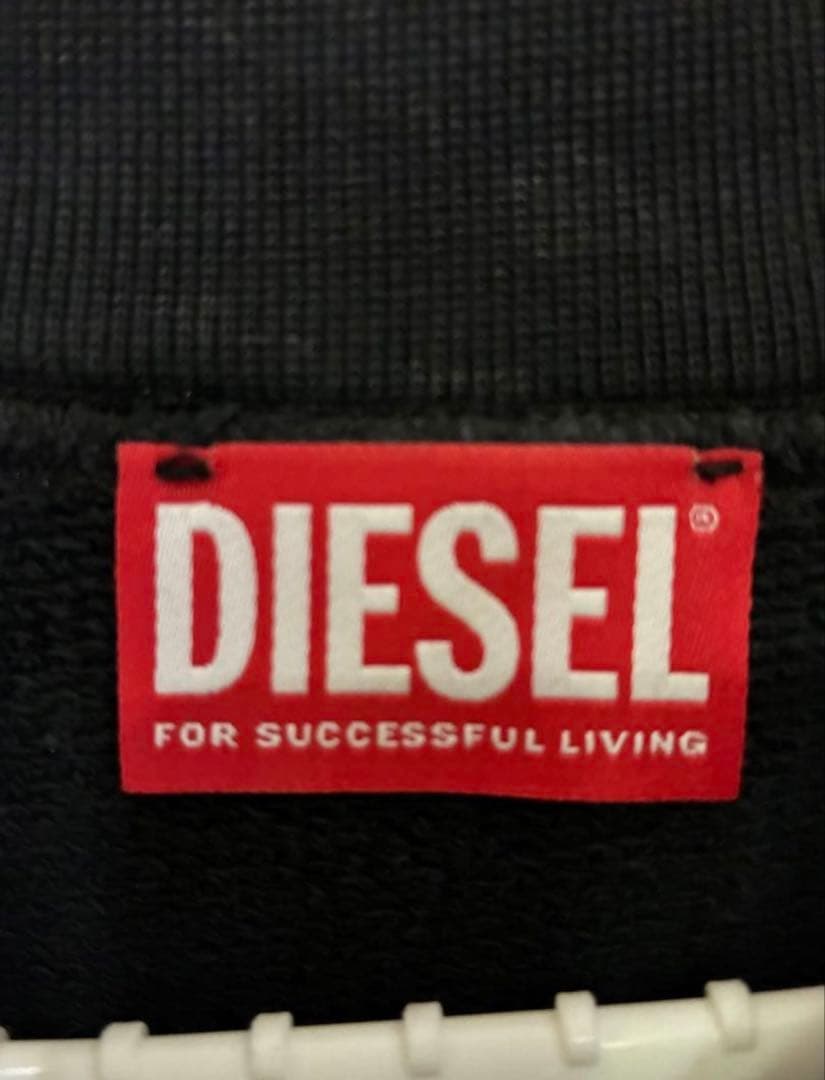 DIESEL グレー クルーネック トレーナー