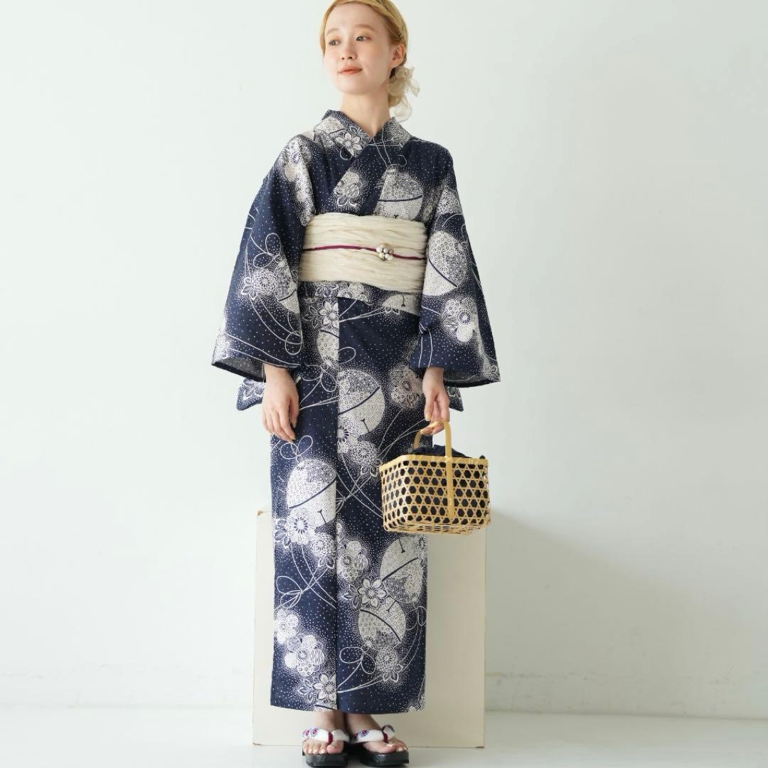 【値下げ可能】【低身長向け】 utatane レディース　浴衣　クリーニング済み