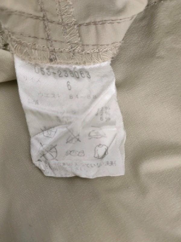 PEARLY GATES ゴルフウェア パンツ 6 XL ベージュ バックロゴ