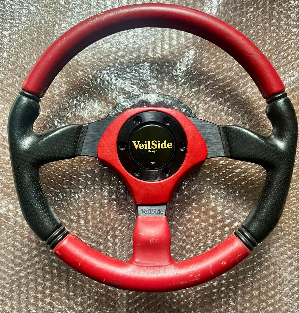 VeilSide ステアリング　当時物　赤　ヴェルサイド　ナルディ　レア