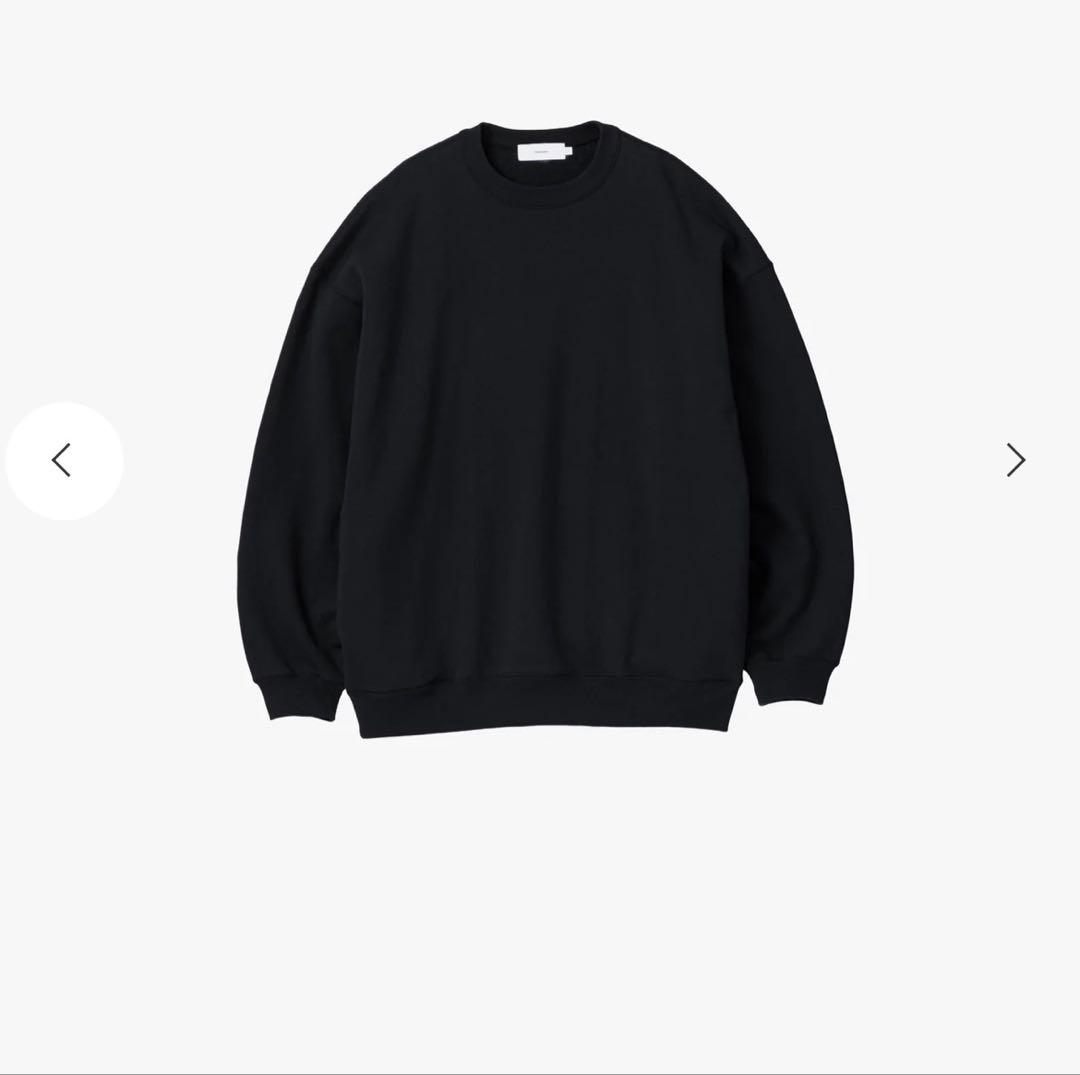 グラフペーパー AZUMA Terry Crew Neck Sweat